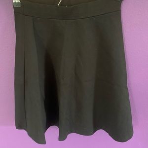 NWT black Aqua polyester and spandex skirt